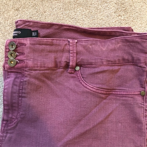 Torrid Colourful Denim Jeans Skinny Leg C - Picture 2 of 7